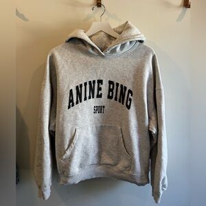 Anine Bing Gray Hoodie Small